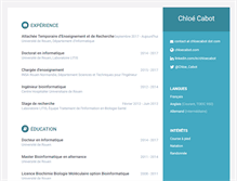 Tablet Screenshot of chloecabot.com